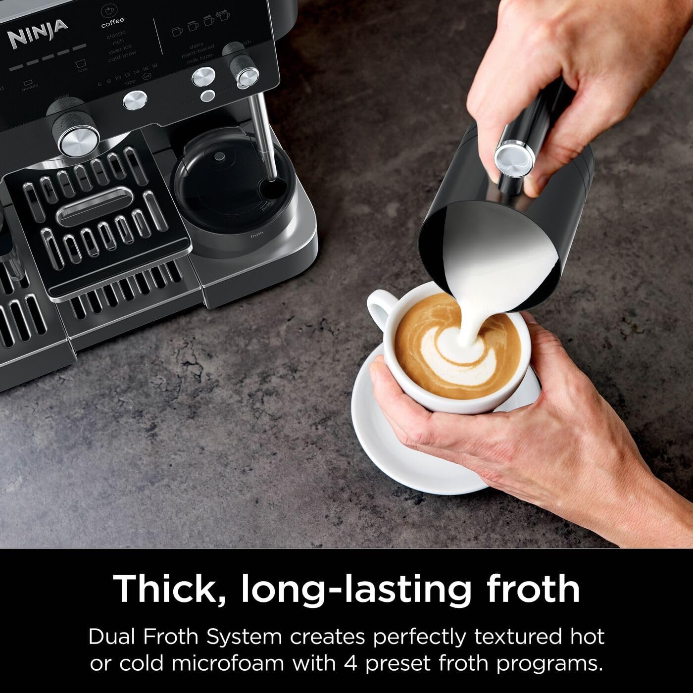 Buy Ninja,Ninja Luxe Premier 3-in-1 Coffee Machine – Latte, Cappuccino, Cold Brew & Espresso Maker with Built-in Bean Grinder & Milk Frother (Black, ES601UKBK) - Gadcet UK | UK | London | Scotland | Wales| Near Me | Cheap | Pay In 3 | Espresso Coffee Machine